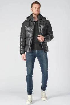 Le Temps des Cerises Pull Terry Noir-Homme Pulls & Cardigans