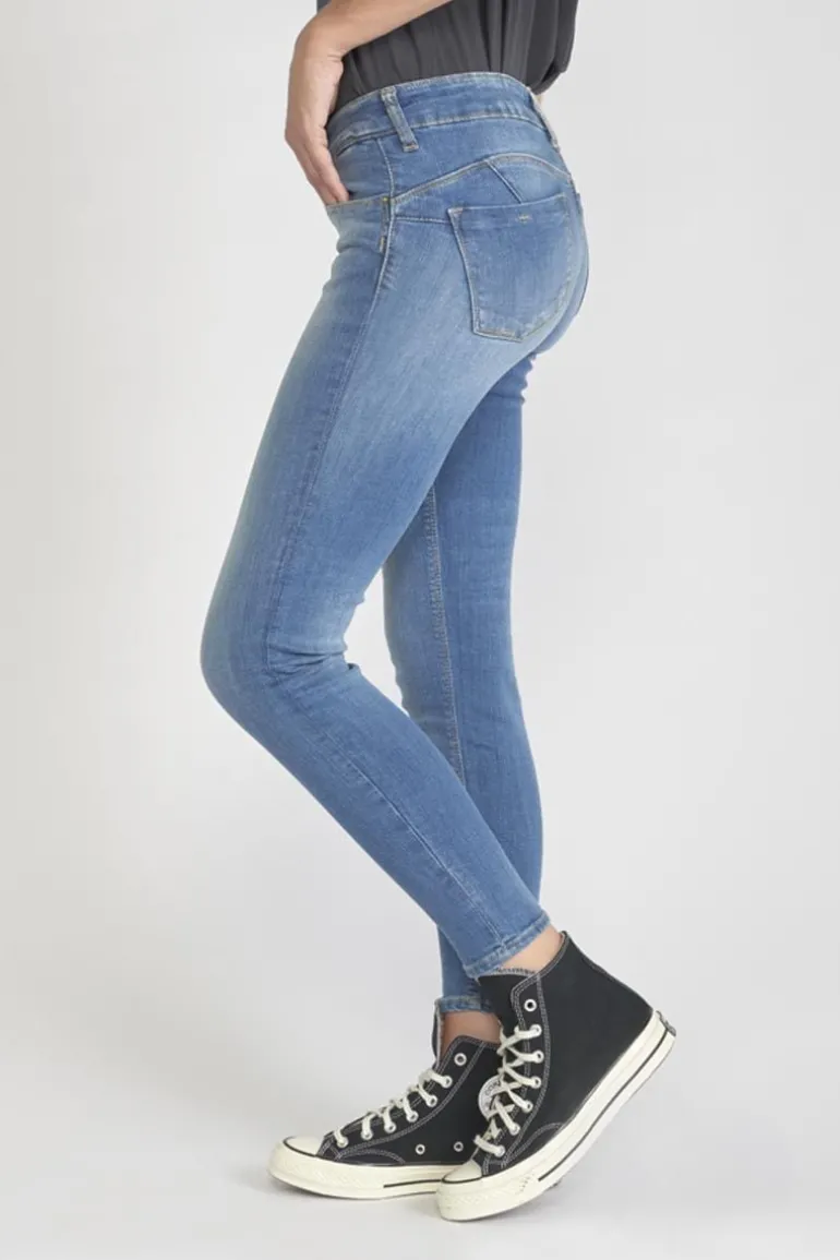 Le Temps des Cerises Pulp Slim 7/8Eme Jeans Bleu N°4-Femme Coupe Slim