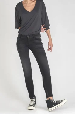 Le Temps des Cerises Pulp Slim 7/8Eme Jeans Noir N°1-Femme Coupe Slim