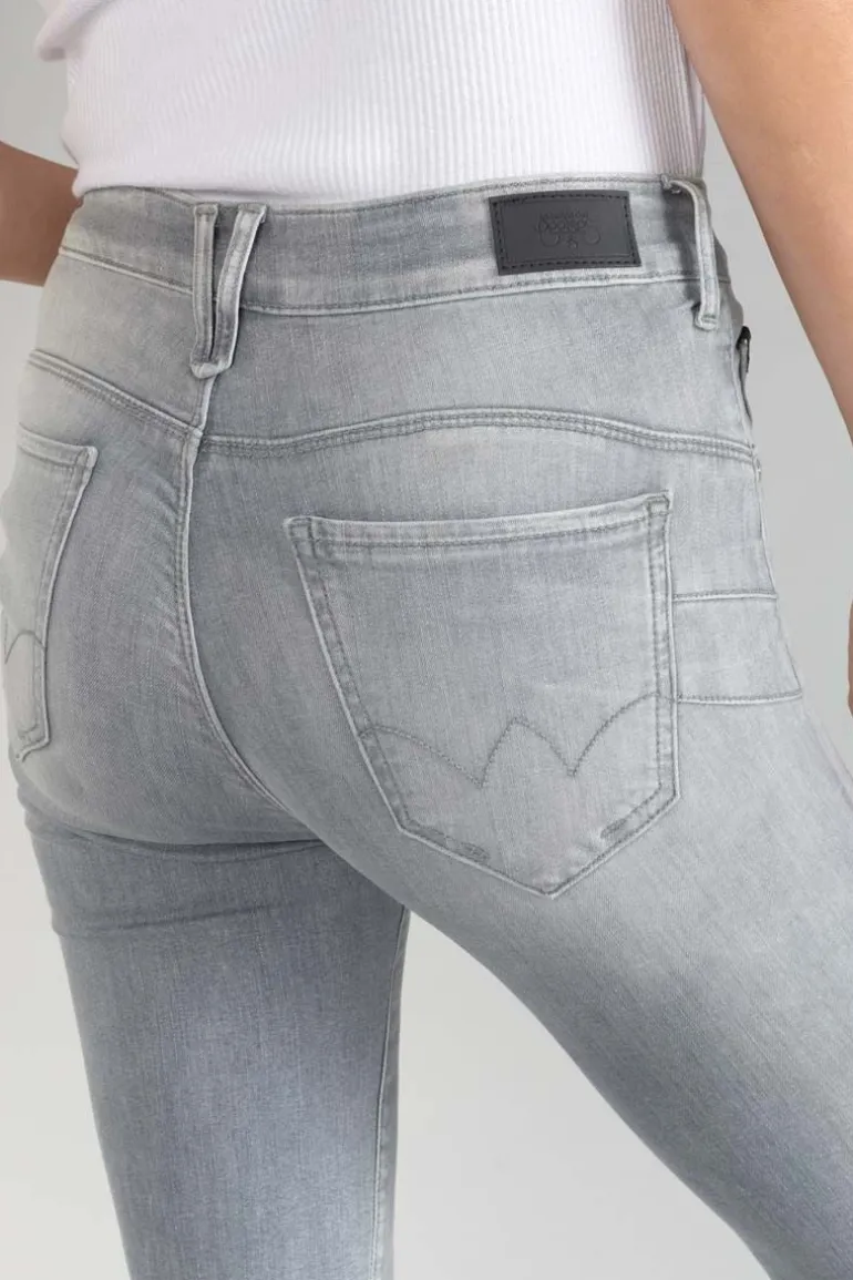 Le Temps des Cerises Pulp Slim Taille Haute 7/8Eme Jeans Gris N°3-Femme Coupe Slim