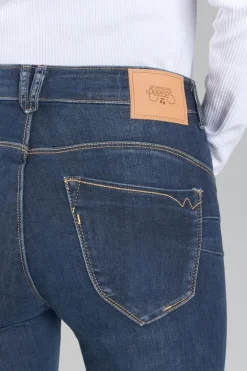 Le Temps des Cerises Pulp Slim Taille Haute 7/8Eme Jeans Bleu N°1-Femme Coupe Slim