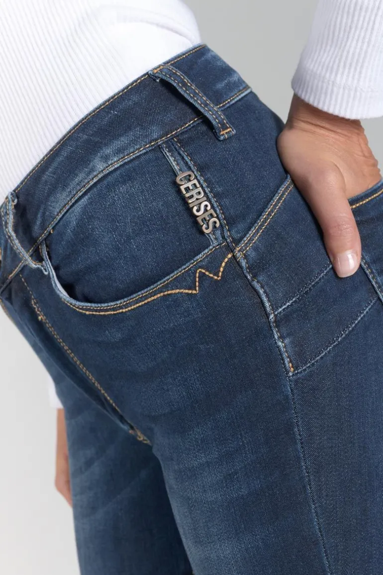 Le Temps des Cerises Pulp Slim Taille Haute 7/8Eme Jeans Bleu N°1-Femme Coupe Slim