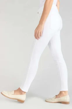 Le Temps des Cerises Pulp Slim Taille Haute 7/8Eme Jeans Blanc-Femme Coupe Slim