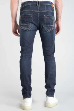 Le Temps des Cerises Raffi 900/16 Tapered 7/8Eme Jeans Destroy Bleu-Noir N°2-Homme Coupe Tapered