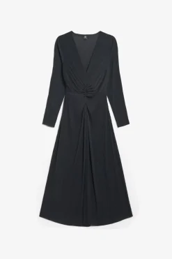 Le Temps des Cerises Robe Longue Yama Noire-Femme Robes