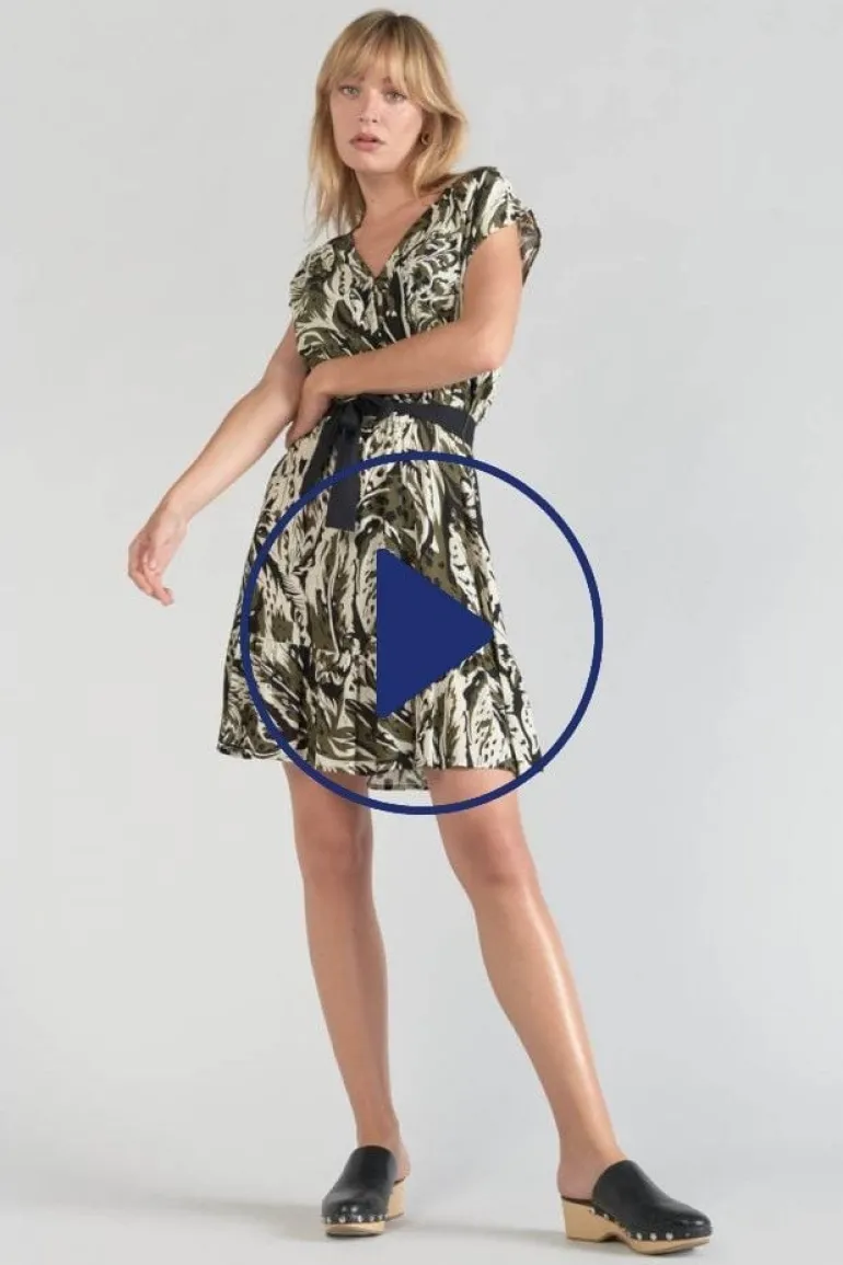 Le Temps des Cerises Robe Page A Motif Jungle-Femme Robes