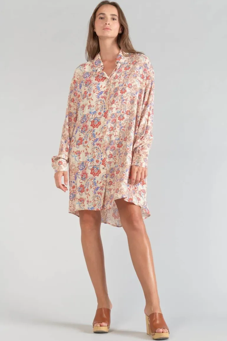Le Temps des Cerises Robe-Chemise Tita A Motif Cachemire-Femme Robes