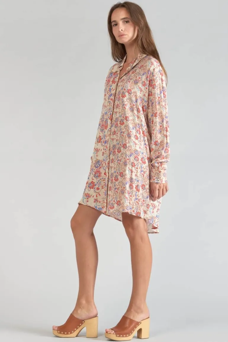 Le Temps des Cerises Robe-Chemise Tita A Motif Cachemire-Femme Robes