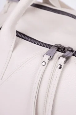 Le Temps des Cerises Sac Bowling Isaia Creme-Femme Sacs & Portefeuilles