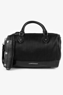 Le Temps des Cerises Sac Bowling Isaia Noir Plisse-Femme Sacs & Portefeuilles