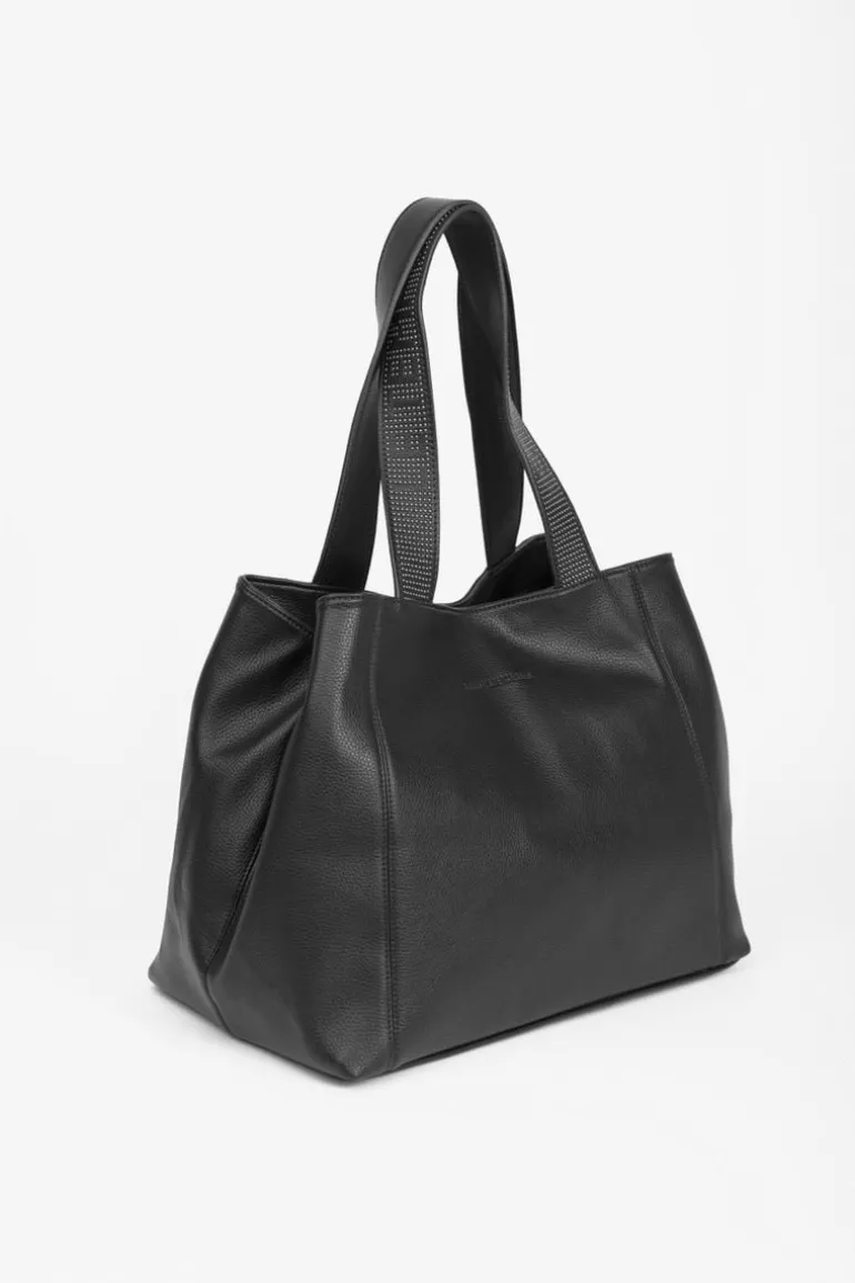Le Temps des Cerises Sac Cabas Micky Noir-Femme Sacs & Portefeuilles