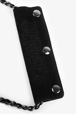 Le Temps des Cerises Sac Klelia En Cuir Suede Noir-Femme Sacs & Portefeuilles