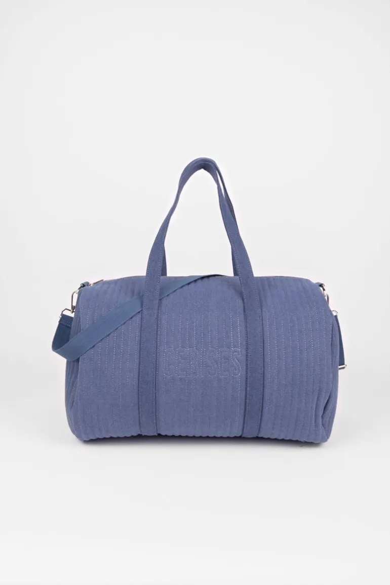 Le Temps des Cerises Sac Week-End Lisia Bleu-Femme Sacs & Portefeuilles