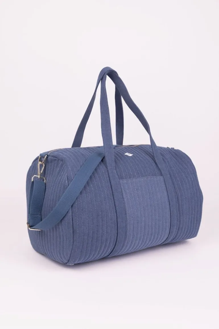 Le Temps des Cerises Sac Week-End Lisia Bleu-Femme Sacs & Portefeuilles