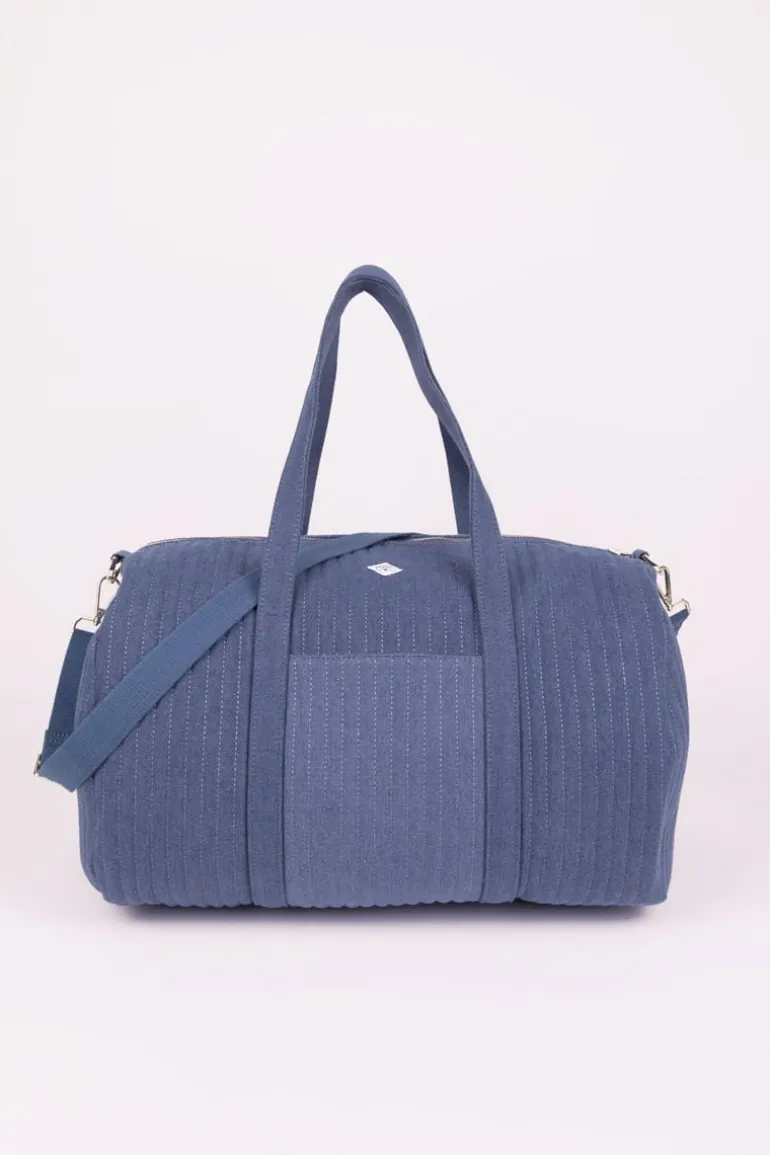 Le Temps des Cerises Sac Week-End Lisia Bleu-Femme Sacs & Portefeuilles