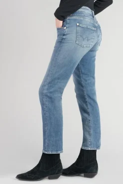 Le Temps des Cerises Salma 400/17 Mom Taille Haute 7/8Eme Jeans Bleu N°4-Femme Coupe Mom