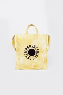 Le Temps des Cerises Shopping Bag Lina Tie And Dye Jaune-Femme Sacs & Portefeuilles