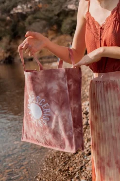 Le Temps des Cerises Shopping Bag Lina Tie And Dye Rose-Femme Sacs & Portefeuilles
