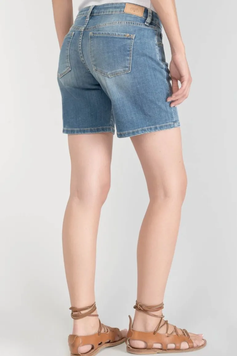 Le Temps des Cerises Short Janka En Jeans Bleu Delave-Femme Jupes & Shorts