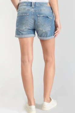 Le Temps des Cerises Short Madrague En Jeans Bleu-Femme Jupes & Shorts