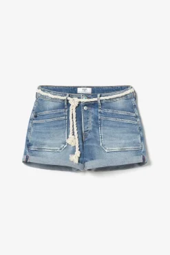 Le Temps des Cerises Short Madrague En Jeans Bleu-Femme Jupes & Shorts