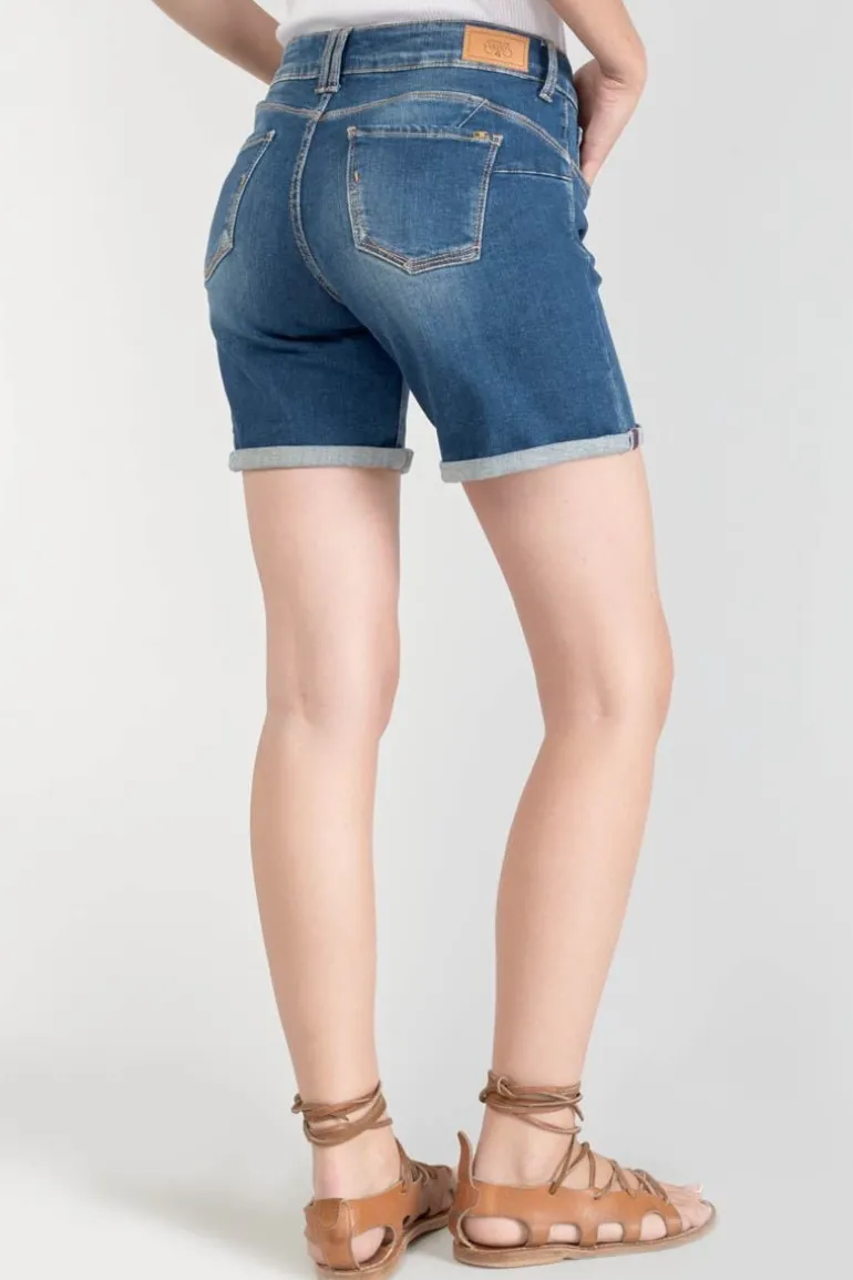 Le Temps des Cerises Short Paola En Jeans Bleu-Femme Jupes & Shorts