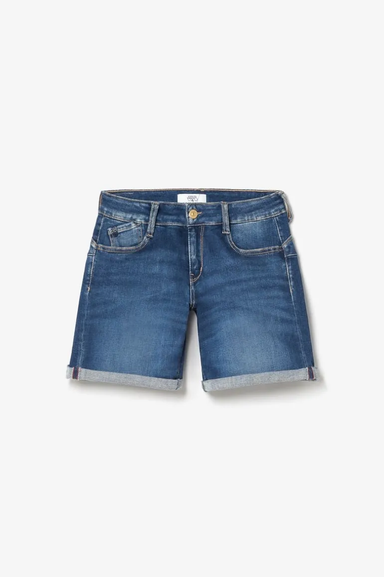 Le Temps des Cerises Short Paola En Jeans Bleu-Femme Jupes & Shorts