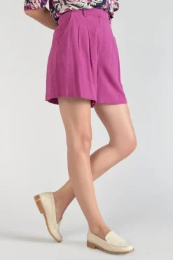 Le Temps des Cerises Short Polla Violine-Femme Shorts & Jupes