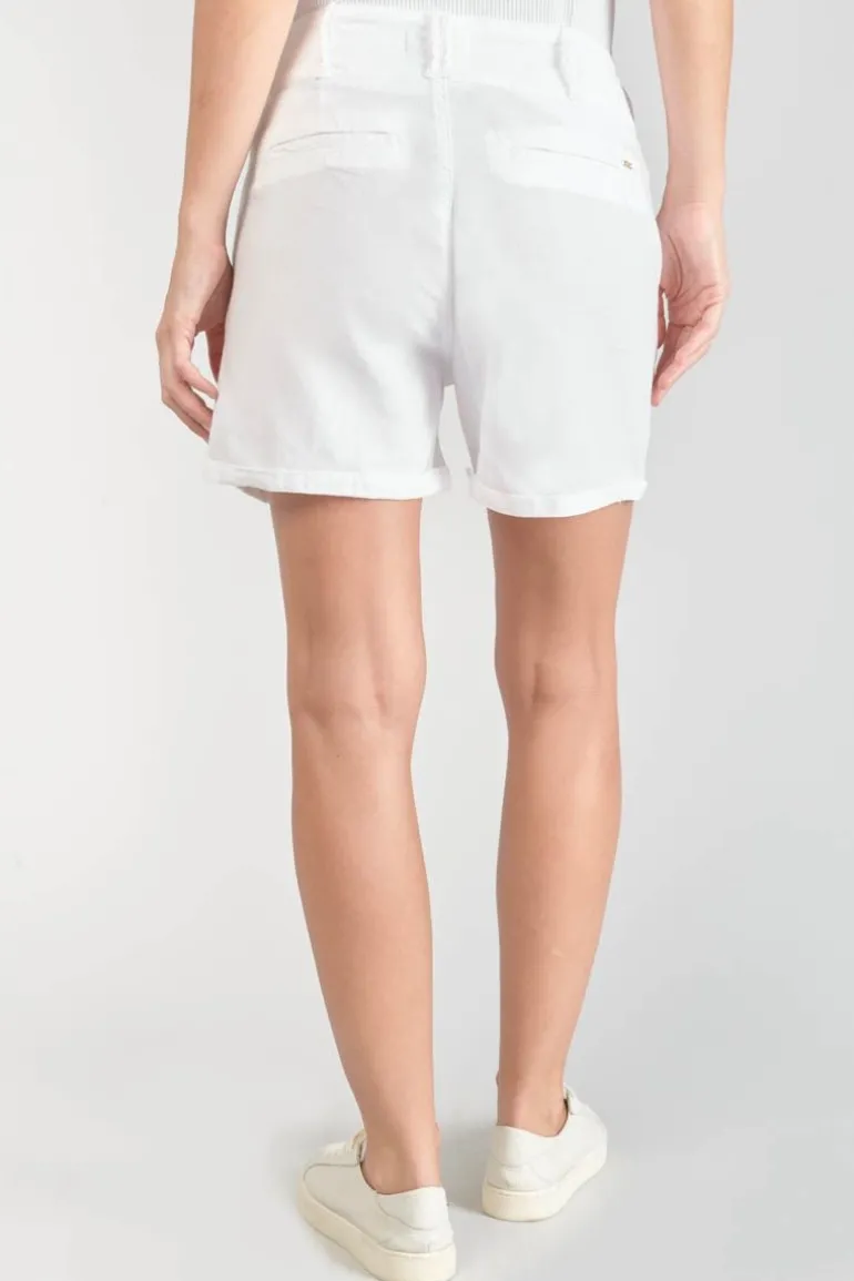 Le Temps des Cerises Short Sydney2 Blanc-Femme Shorts & Jupes