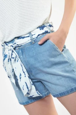 Le Temps des Cerises Short Sydney En Jeans Bleu-Femme Jupes & Shorts