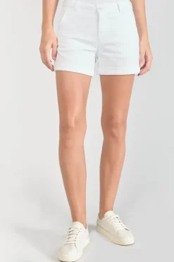 Le Temps des Cerises Short Veli2 Blanc-Femme Shorts & Jupes