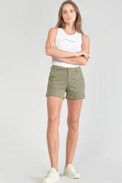 Le Temps des Cerises Short Veli2 Kaki-Femme Shorts & Jupes