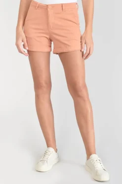 Le Temps des Cerises Short Veli2 Peche-Femme Shorts & Jupes