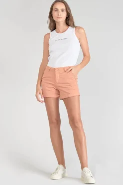 Le Temps des Cerises Short Veli2 Peche-Femme Shorts & Jupes