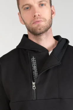 Le Temps des Cerises Sweat A Capuche Provis Noir-Homme Sweats