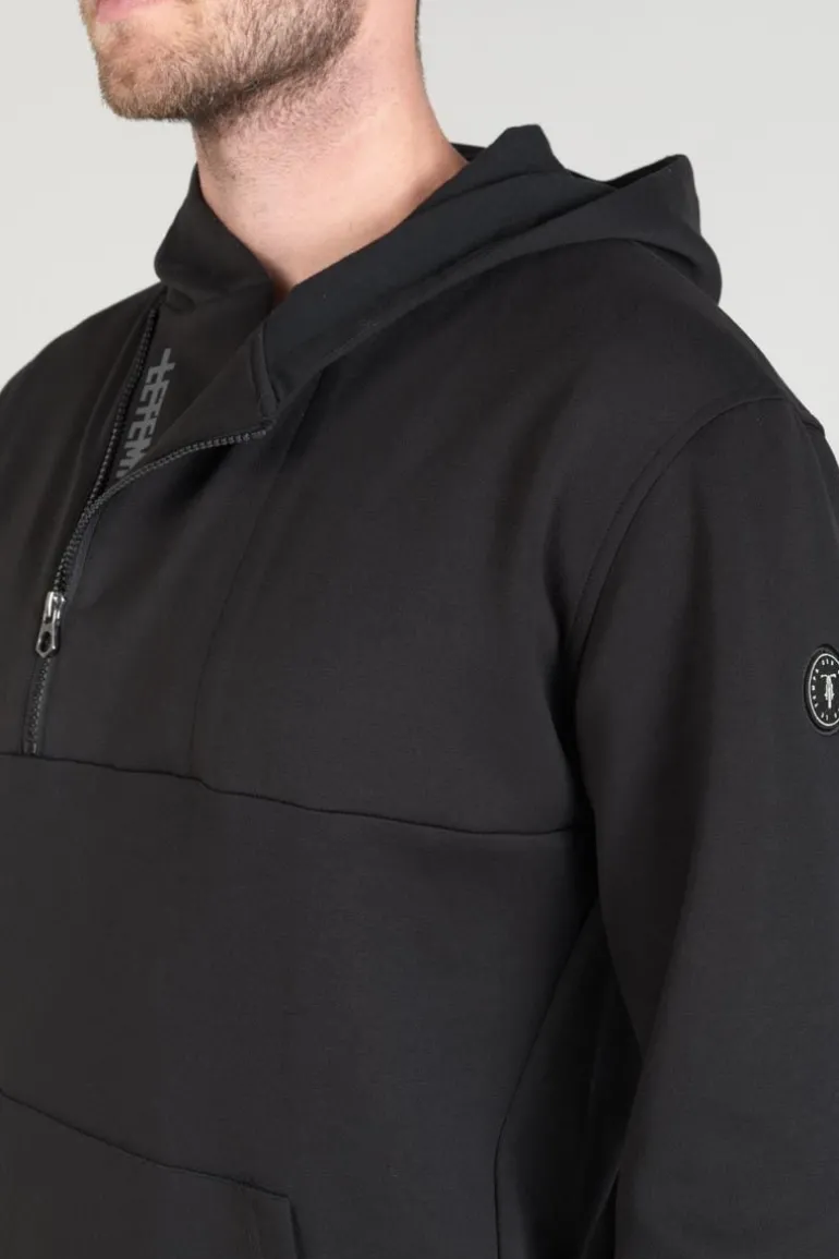 Le Temps des Cerises Sweat A Capuche Provis Noir-Homme Sweats