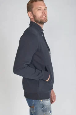 Le Temps des Cerises Sweat Goal Bleu Nuit-Homme Pulls & Cardigans