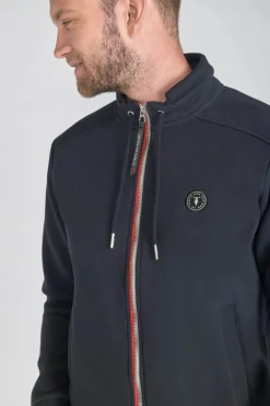 Le Temps des Cerises Sweat Goal Bleu Nuit-Homme Pulls & Cardigans