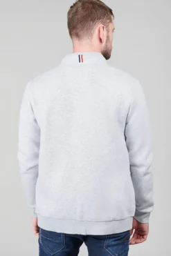 Le Temps des Cerises Sweat Goal Gris Clair-Homme Sweats