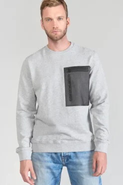 Le Temps des Cerises Sweat Stipa Gris Chine-Homme Sweats