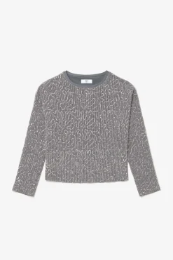 Le Temps des Cerises Top Able Argente-Femme Tops