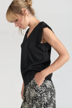 Le Temps des Cerises Top Arket Noir-Femme Tops