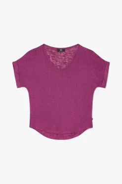 Le Temps des Cerises Top Bibou Framboise-Femme T-Shirts & Débardeurs