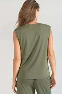 Le Temps des Cerises Top Nani Kaki-Femme T-Shirts & Débardeurs