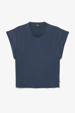 Le Temps des Cerises Top Overs Bleu Marine-Femme T-Shirts & Débardeurs