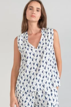 Le Temps des Cerises Top Rosita Tie And Dye Bleu-Femme Tops