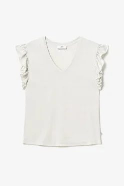 Le Temps des Cerises Top Ryls Blanc Irise-Femme T-Shirts & Débardeurs