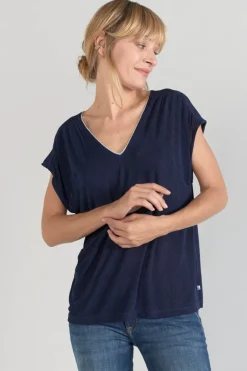 Le Temps des Cerises Top Sidy Bleu Marine-Femme T-Shirts & Débardeurs