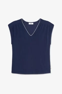 Le Temps des Cerises Top Sidy Bleu Marine-Femme T-Shirts & Débardeurs