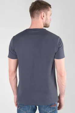 Le Temps des Cerises T-Shirt Backi Bleu Nuit Imprime-Homme T-Shirts & Polos